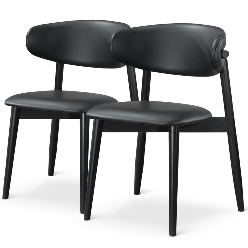 Korb – Dining Chair (Set of 2) – Black