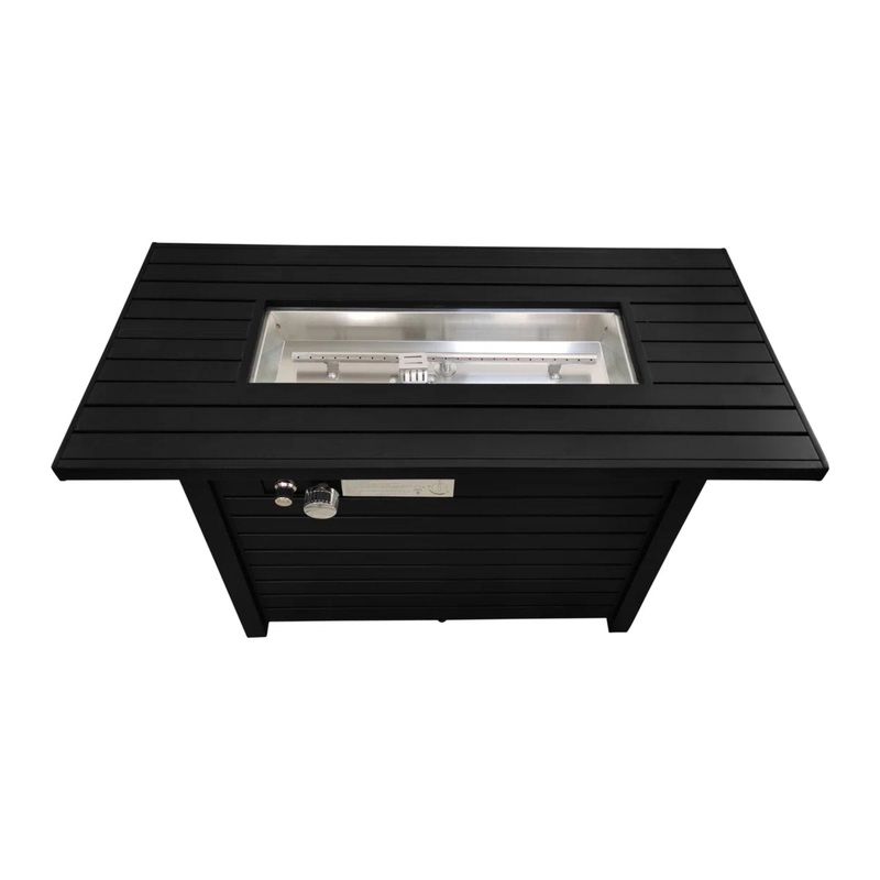 Outdoor Fire Pit Table With Lid, Fuel Versatility