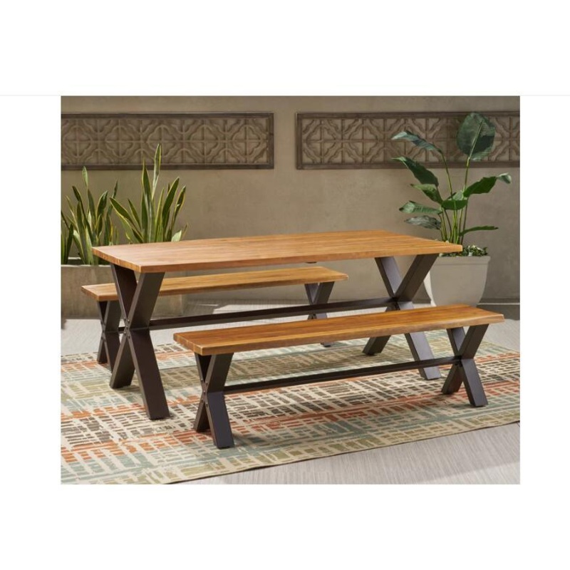 Sanibel – 3 Piece Dining Set – Teak