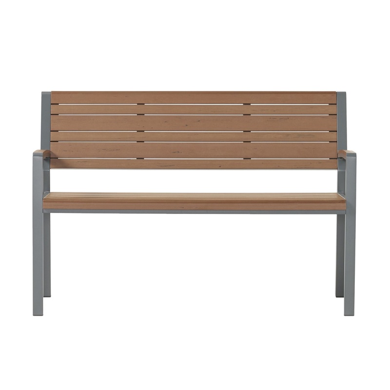 Davos – Bench – Gray / Brown