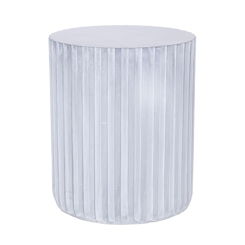 End Table, Outdoor – Light Blue