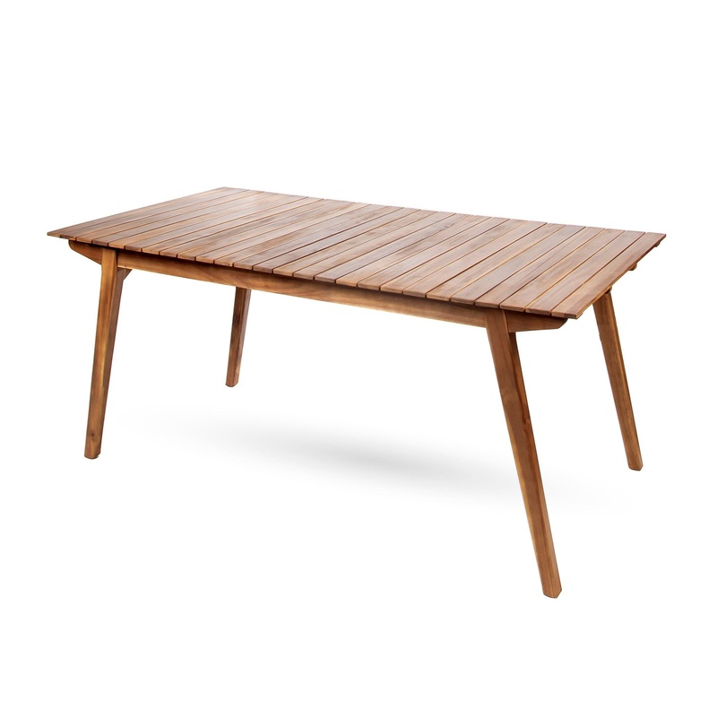 Outdoor Dining Table & Frame – Teak