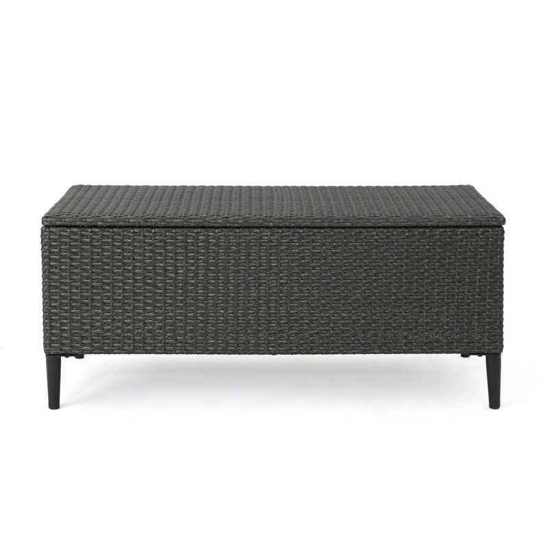 Rupert – Storage Unit Resin Wicker Outdoor