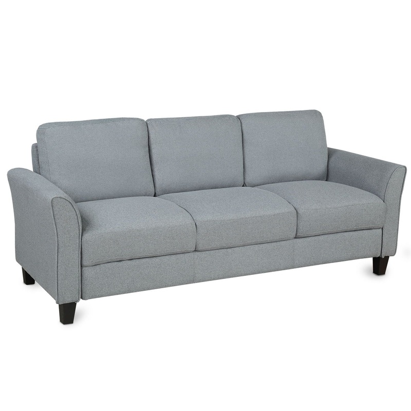 3 Seat Sofa Living Room Sofa – Gray