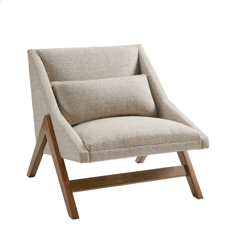Chair With Removable Pillow – Brown